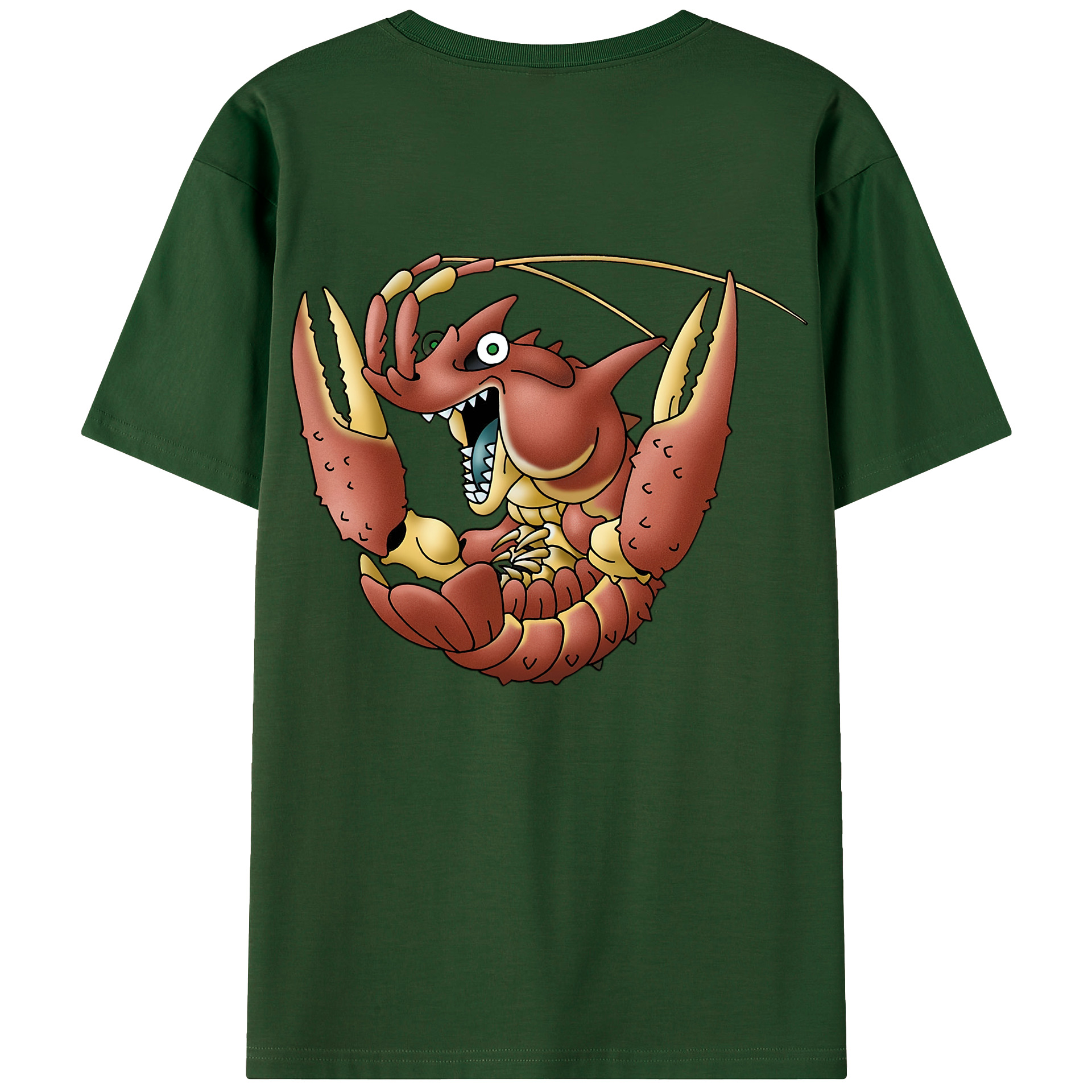 （画像用） ドラゴンクエスト Doragon Kuesuto Dragon Quest 綿100％半袖Tシャツ（背面プリント）